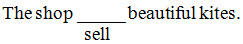 Write-on-line within a question; answer cue is below the write-on-line