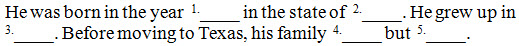 Write-on-lines are within sentences; each write-on-line is preceded by a superscript number